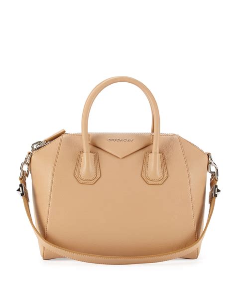 givenchy antigona small leather satchel bag light beige|givenchy antigona shopper tote.